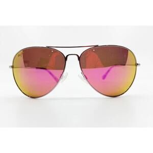 Maui Jim Mavericks Sunglasses Silver MJ264-16R 61-14-137 Mens Tortoise 7984